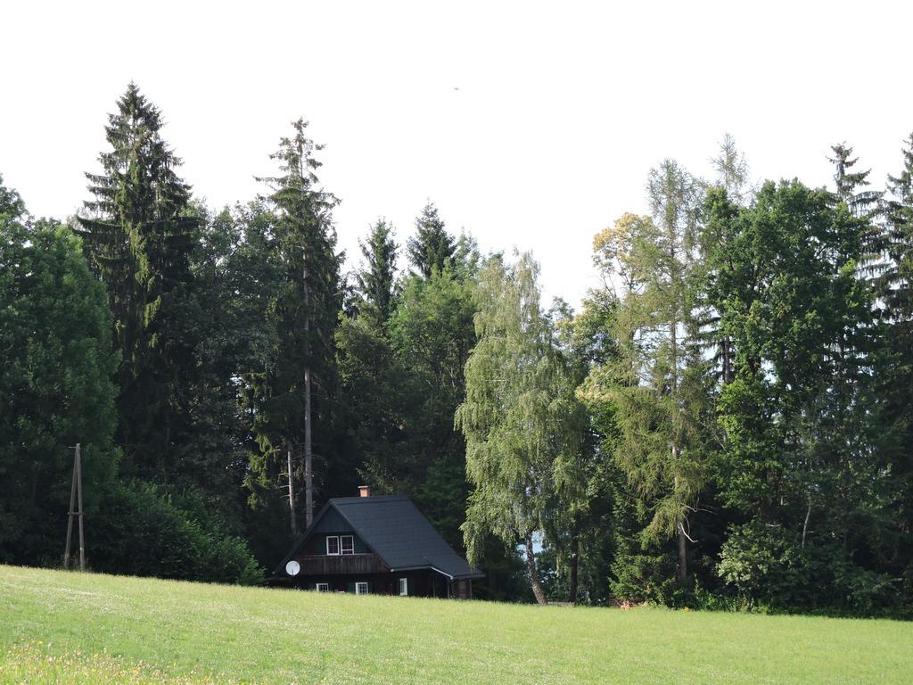 Gregor'S Ferienhaus Im Wald Edelschrott Exterior foto